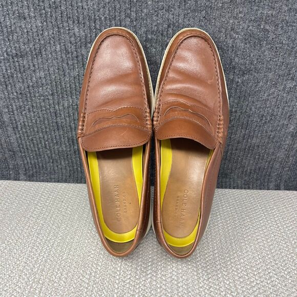 Cole Haan OriginalGrand Penny Loafers Brown Leather Shoes Mens 10.5 C20316 main image 5